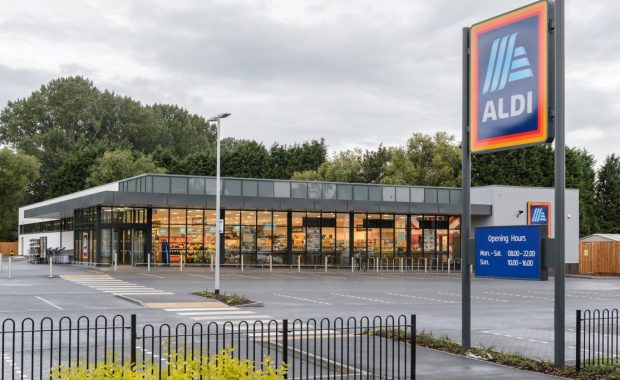 cleaning at the aldi store with Heritage Cleaning